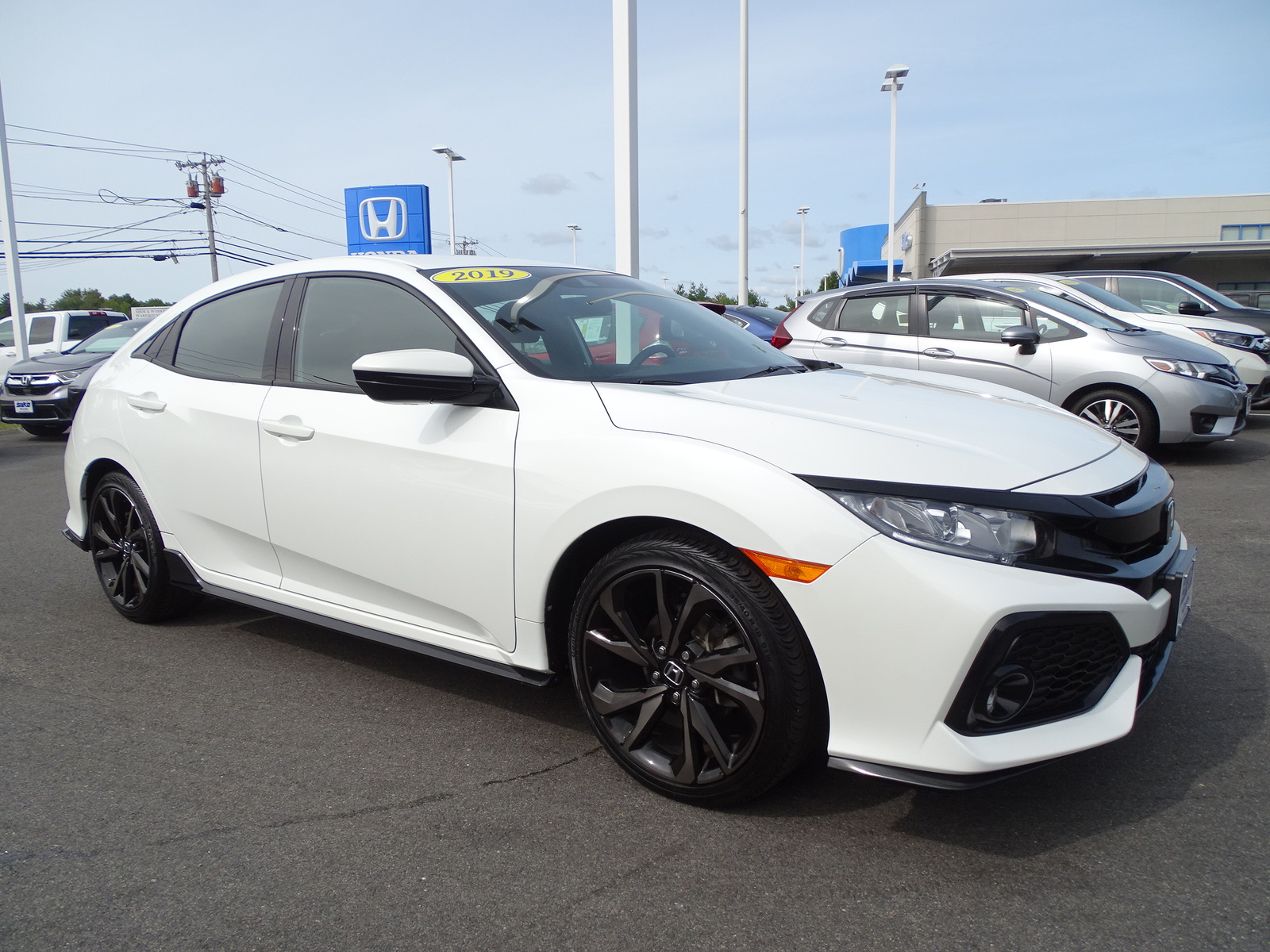 Certified Pre-Owned 2019 Honda Civic Hatchback Sport